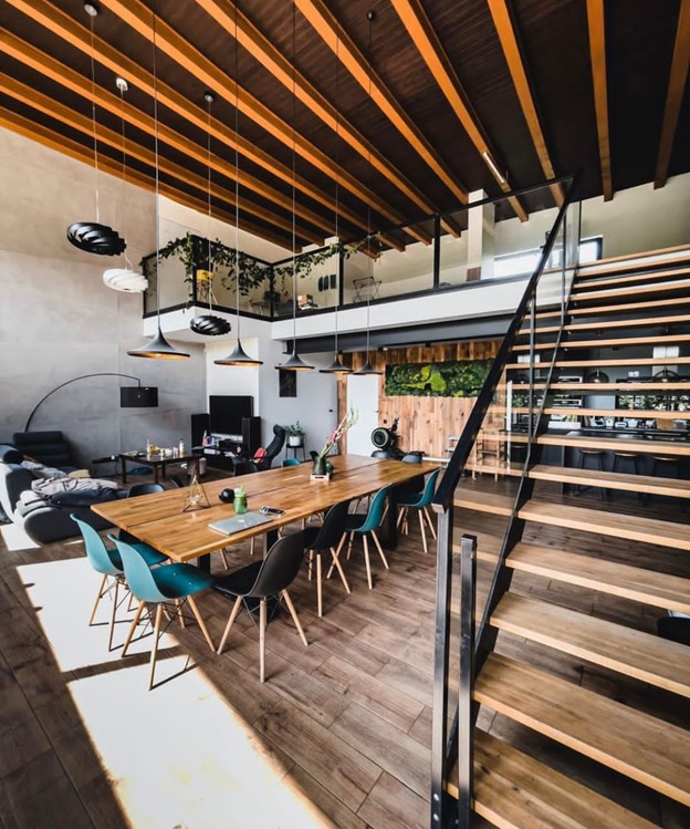 بهترین فینگر جوینت برای ساخت کف پله چوبی 1 بهترین فینگر جوینت برای ساخت کف پله چوبی طراحی دکوراسیون داخلی تمام چوب