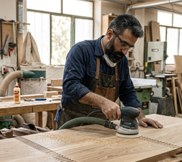 سنباده کاری فینگر جوینت