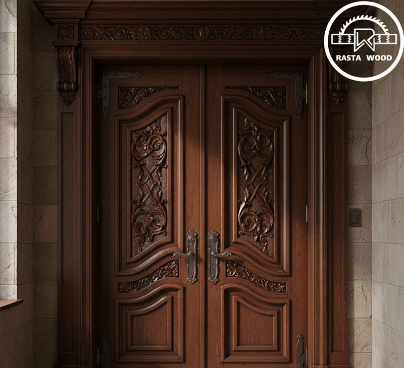 نگهداری درب تمام چوب