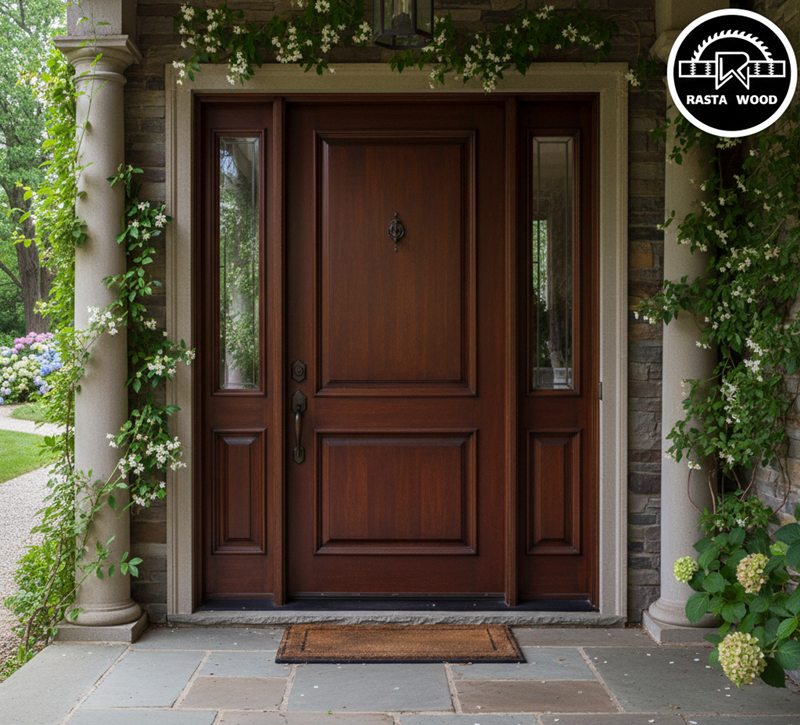 نگهداری درب تمام چوب