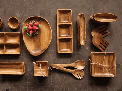 بهترین چوب برای تولید ظروف چوبی 4 ظرف چوبی