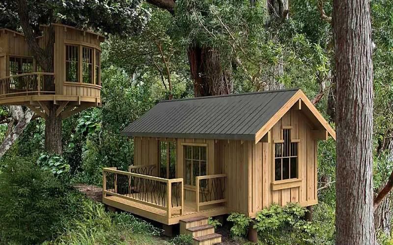 بهترین چوب برای کلبه چوبی