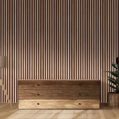 دیوار پوش چوبی مدرن | انواع دیوارپوش چوبی به همراه ویژگی ها 2 دیوار پوش چوبی مدرن