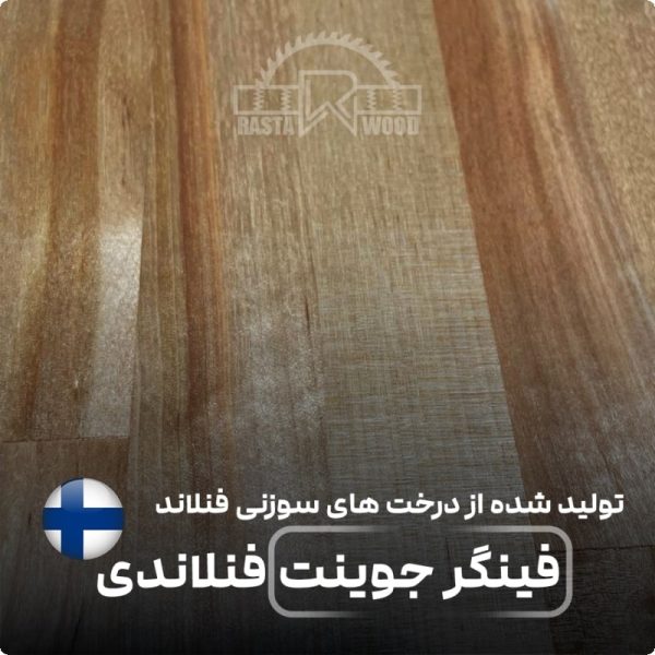 پانل فینگر جوینت فنلاندی (راش سفید فنلاندی) 4 جنس چوب فینگر جوینت فنلاندی