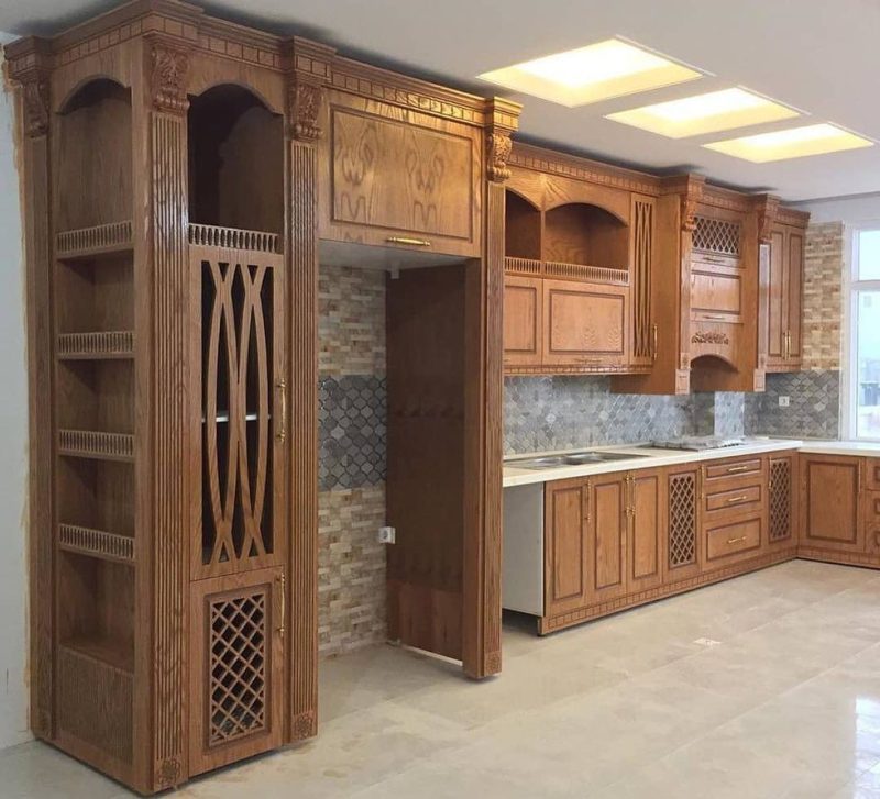 شناخت کامل انواع کابینت چوبی 3 انواع کابینت چوبی