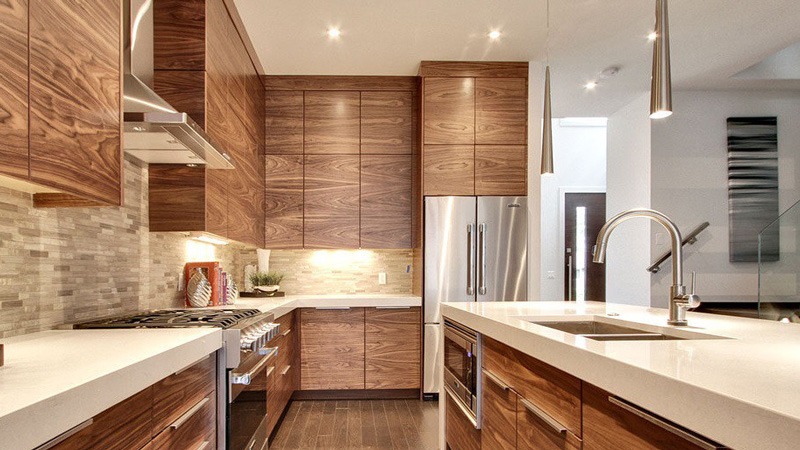 شناخت کامل انواع کابینت چوبی 2 انواع کابینت چوبی