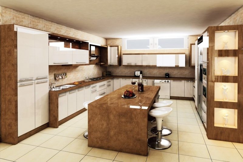 شناخت کامل انواع کابینت چوبی 4 انواع کابینت چوبی