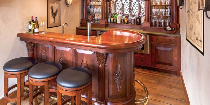 میز بار چوبی با فینگرجوینت؛ ترکیبی از زیبایی و استحکام 2 میز بار چوبی با فینگرجوینت