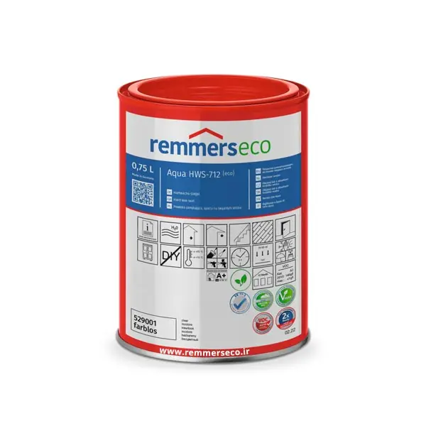 رنگ و روغن چوب رمرس Aqua HWS-712 Hard Wax Seal [eco]
