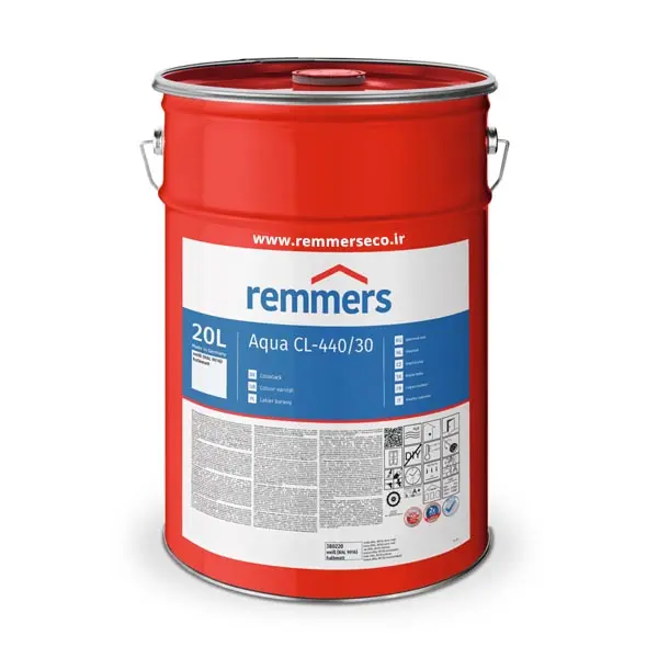 فینگر جوینت رستا چوب نوین 61 رنگ رمرس جلادهندهی رنگی Aqua CL-440 Colour Opaque