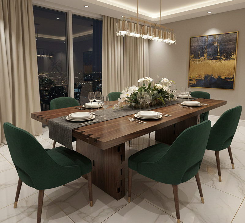 میز ناهارخوری فینگرجوینت