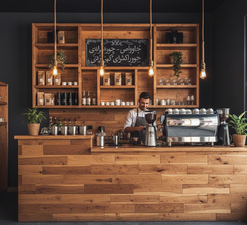 کافی بار با فینگرجوینت