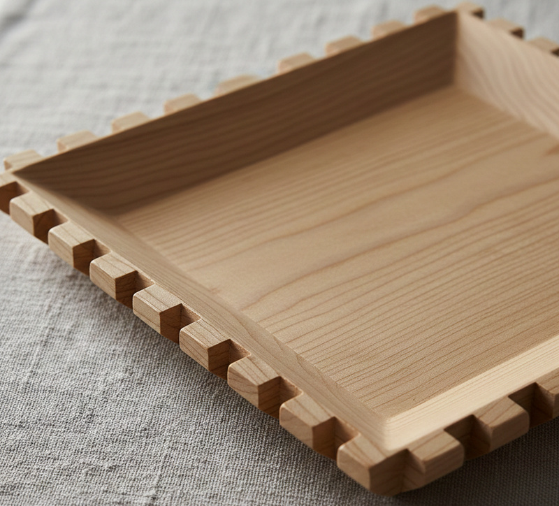 بشقاب چوبی فینگرجوینت