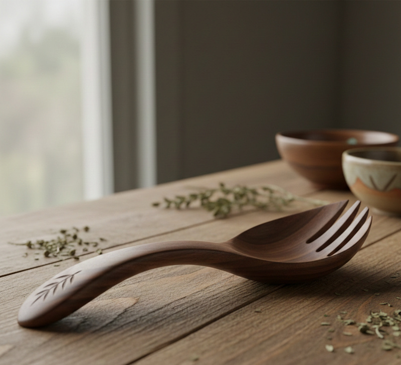 قاشق چوبی فینگرجوینت