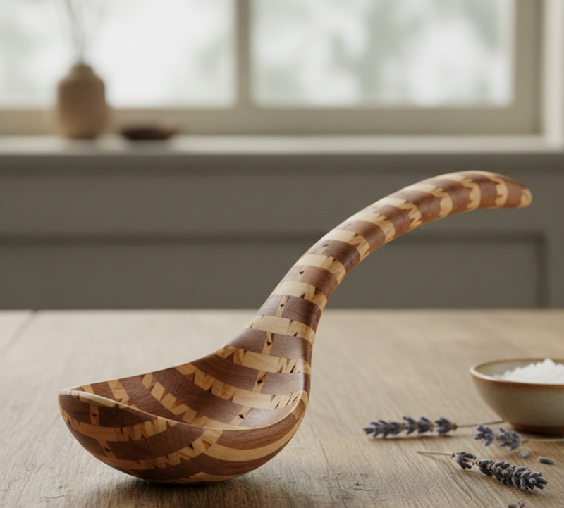 قاشق چوبی فینگرجوینت