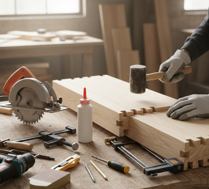 ابزار مناسب نصب فینگرجوینت