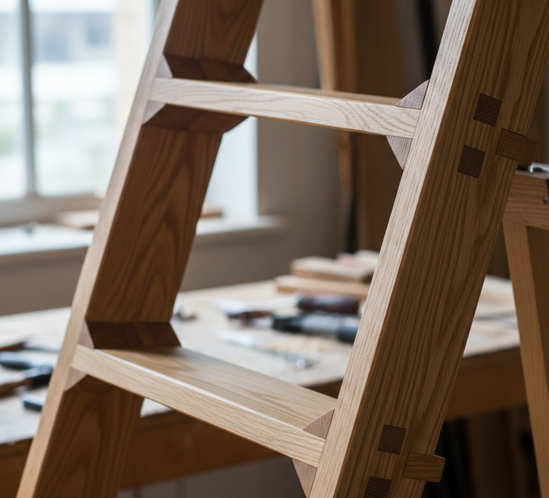 نرده چوبی با فینگرجوینت