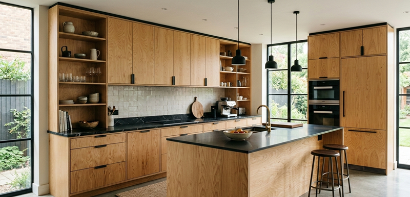 مقایسه کابینت فینگر جوینت با پلی وود