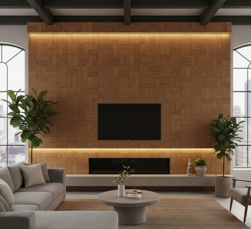 0 تا 100 اجرای پانل فینگرجوینت در دکوراسیون داخلی 1 اجرای پانل فینگرجوینت در دکوراسیون داخلی