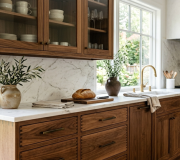 کابینت لوکس با فینگرجوینت روس