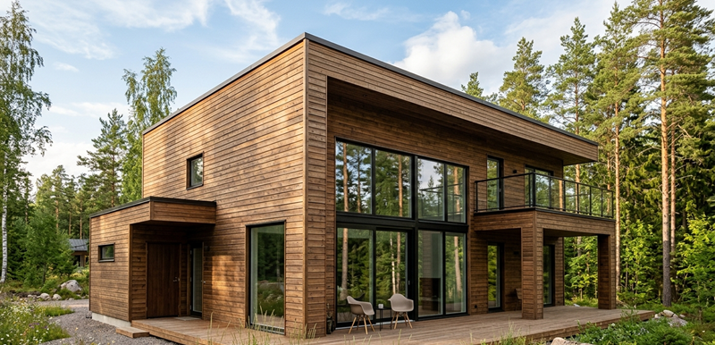 بیشترین کاربرد ترموود خارجی در معماری و دکوراسیون مدرن 2 ترموود خارجی